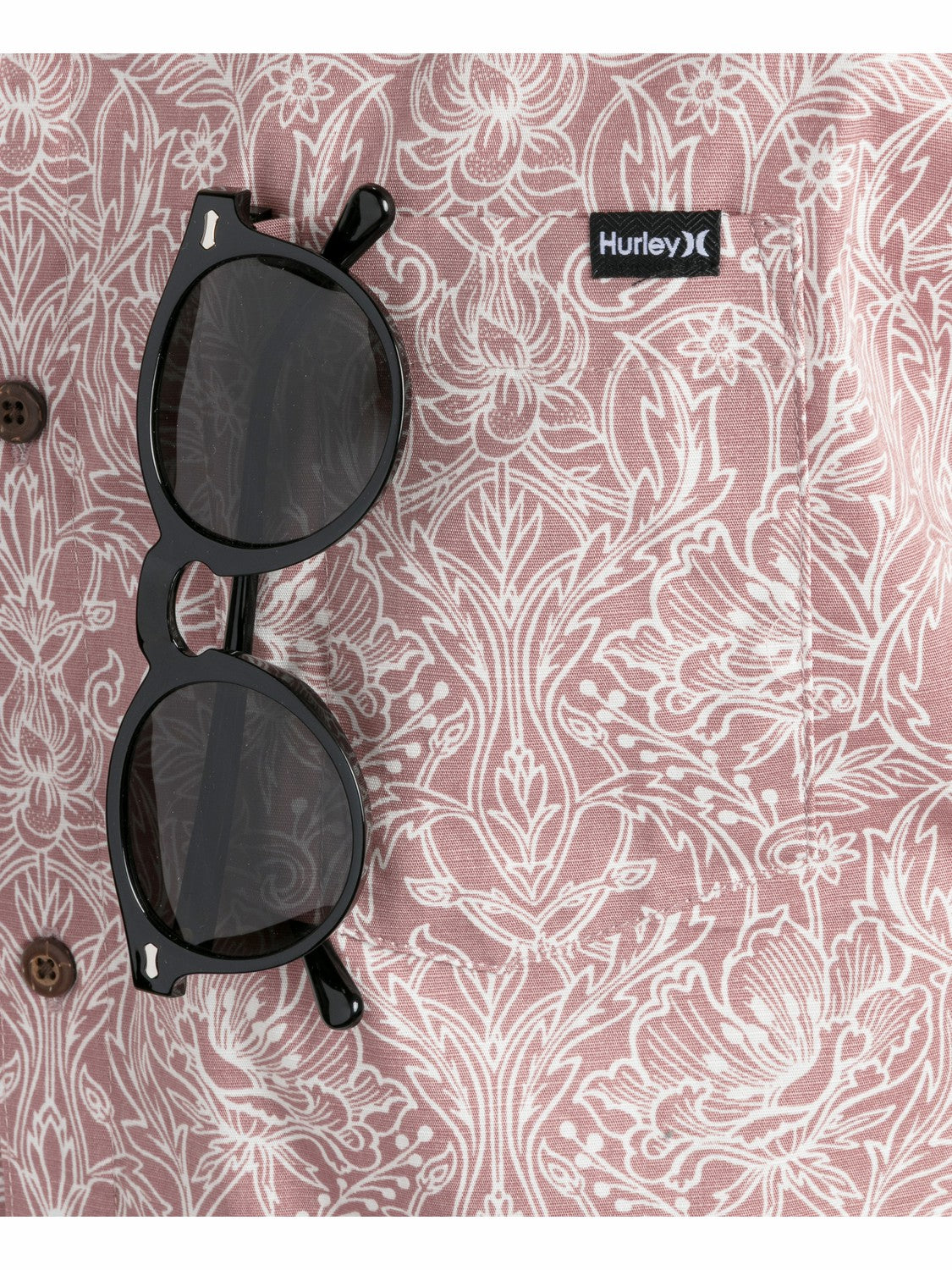 Lido Stretch Short Sleeve Phantom Rose - Hurley