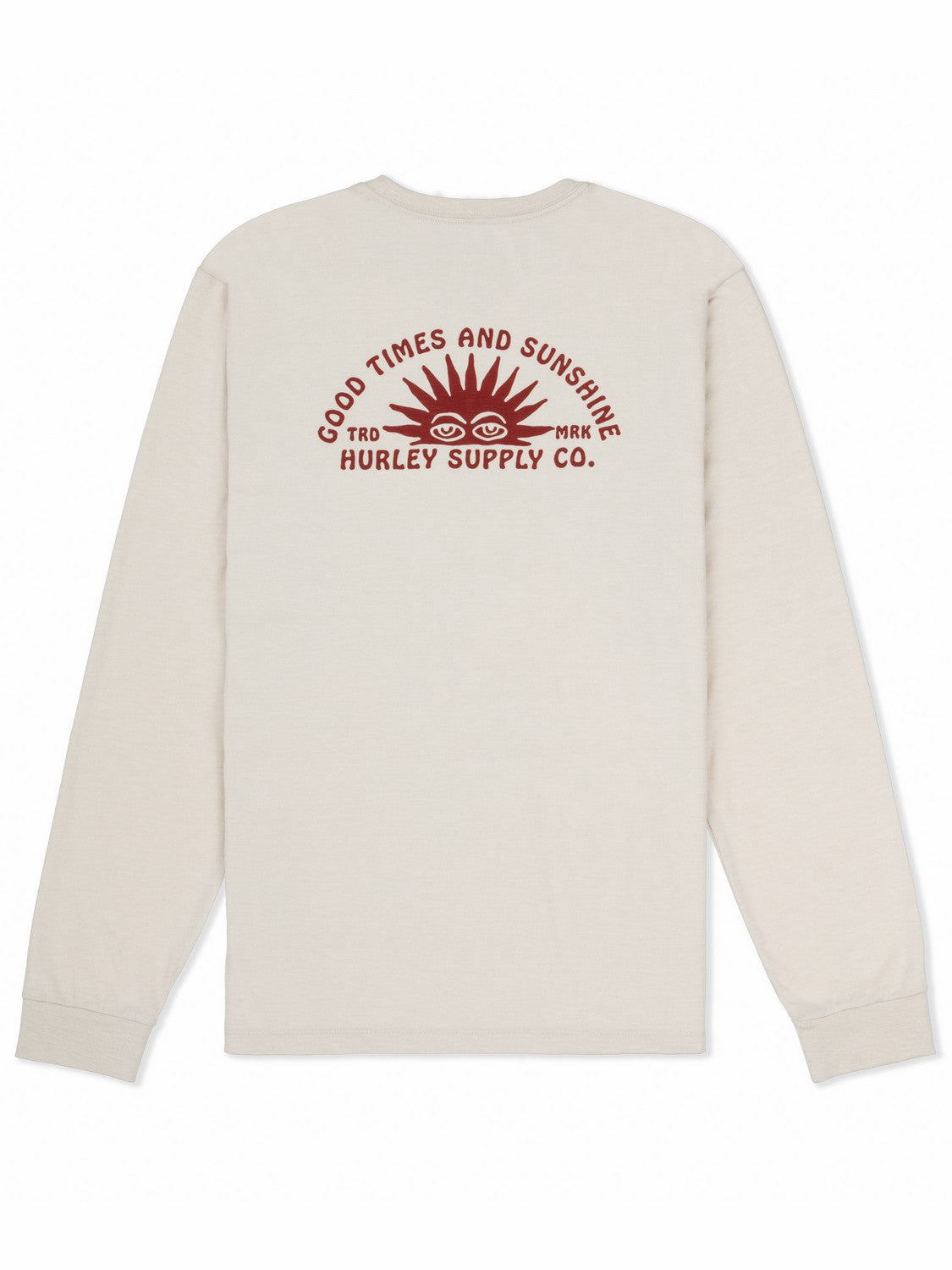 Sunshine Slub Long Sleeve Bone - Hurley
