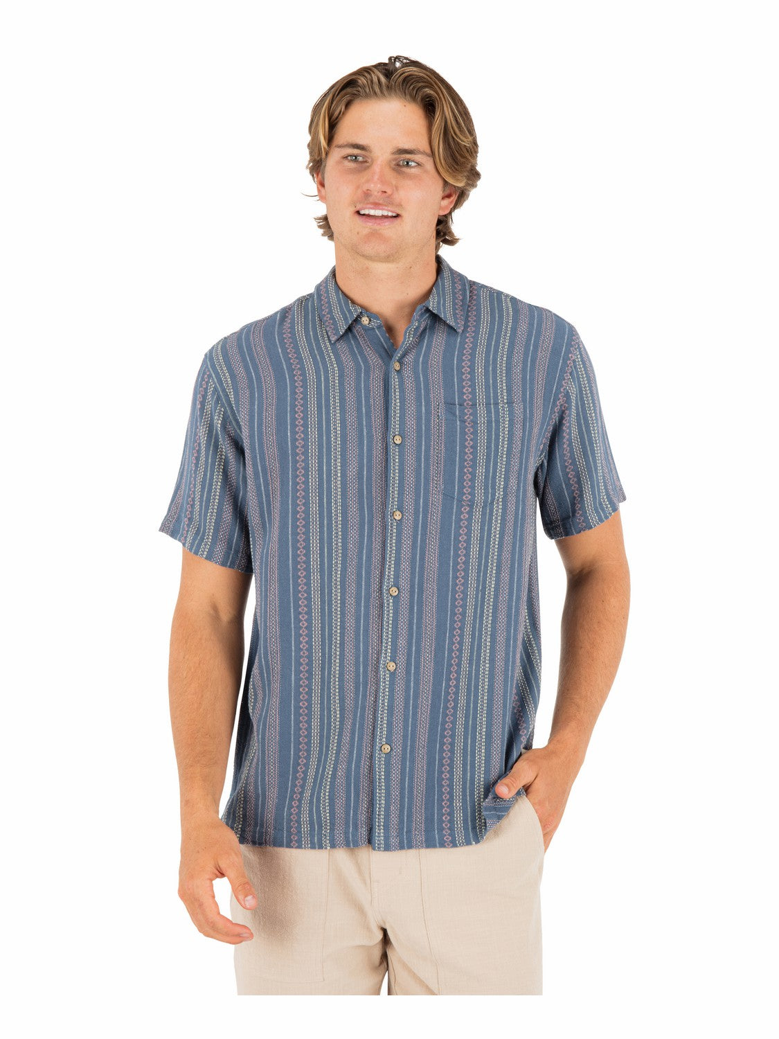 Oceanside Short Sleeve Monsoon - Hurley