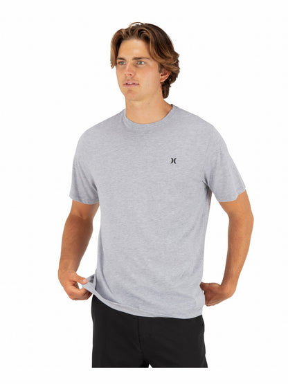 Icon Tee Short Sleeve Dark Grey Heather - Hurley
