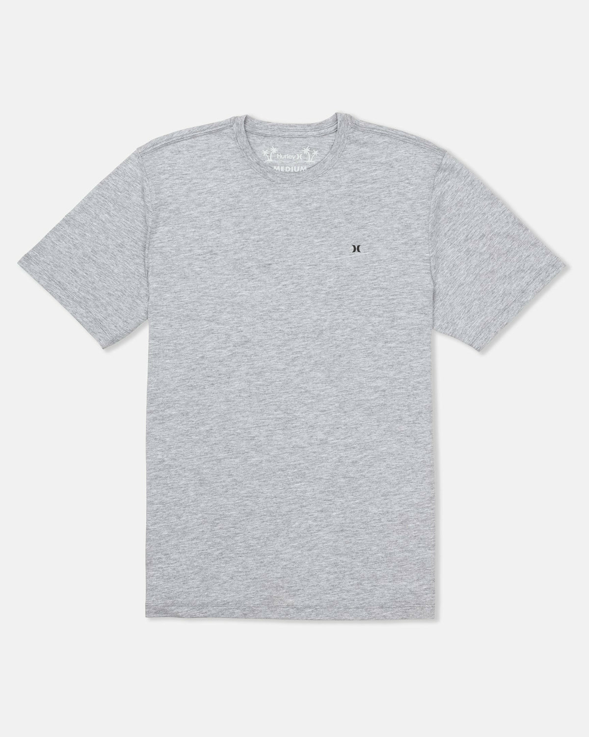 Icon Tee Short Sleeve Dark Grey Heather - Hurley