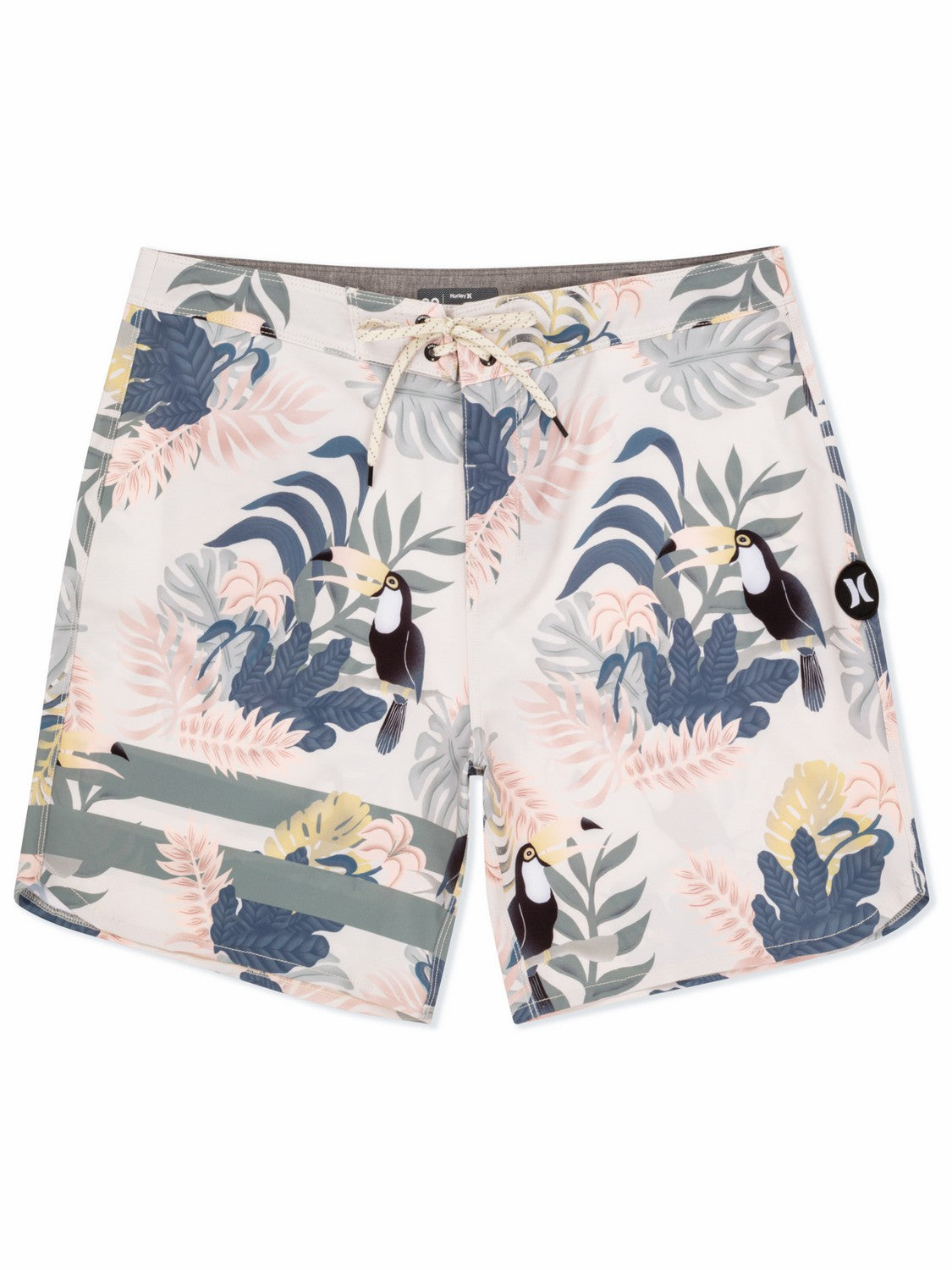 Phantom Eco Block Party Engineered Boardshort 18" Bone - Hurley