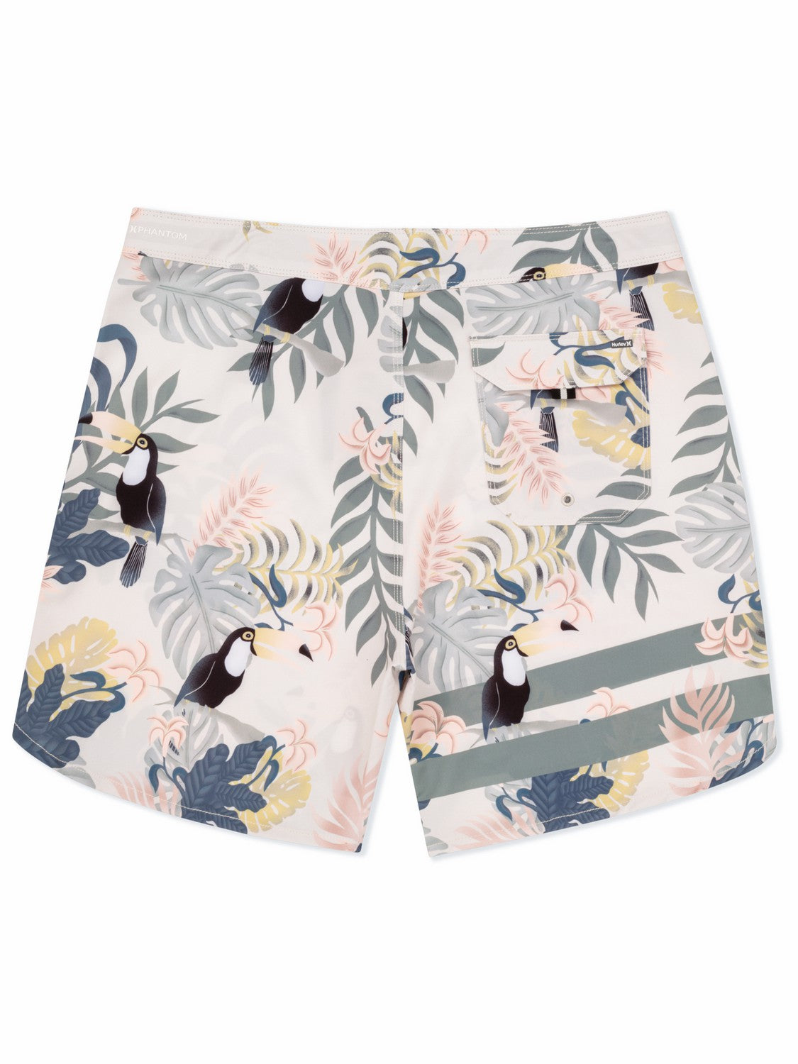Phantom Eco Block Party Engineered Boardshort 18" Bone - Hurley