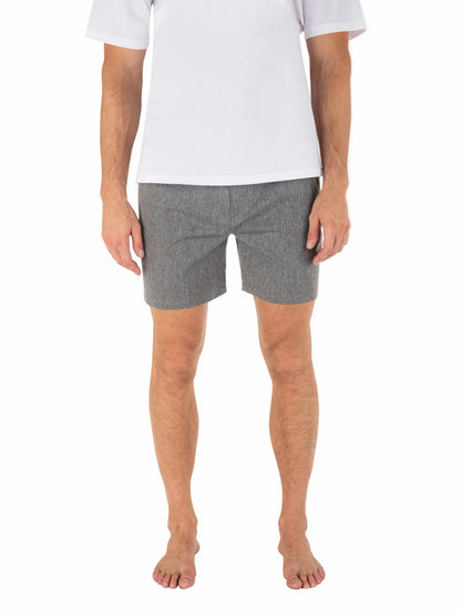 Phantom Heather Walkshort 18" Black Heather - Hurley