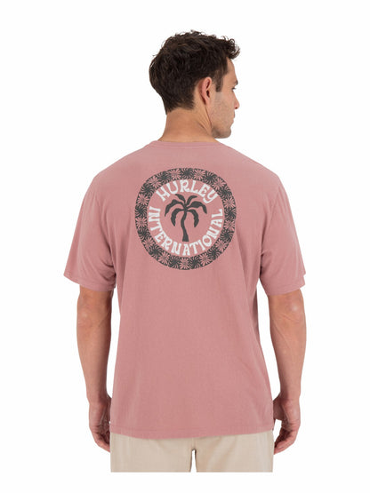 Palm Short Sleeve Phantom Rose - Hurley