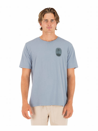 Seclusion Short Sleeve Worker Blue - Hurley