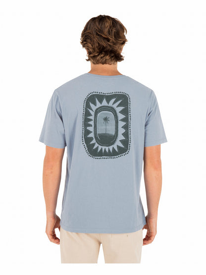 Seclusion Short Sleeve Worker Blue - Hurley