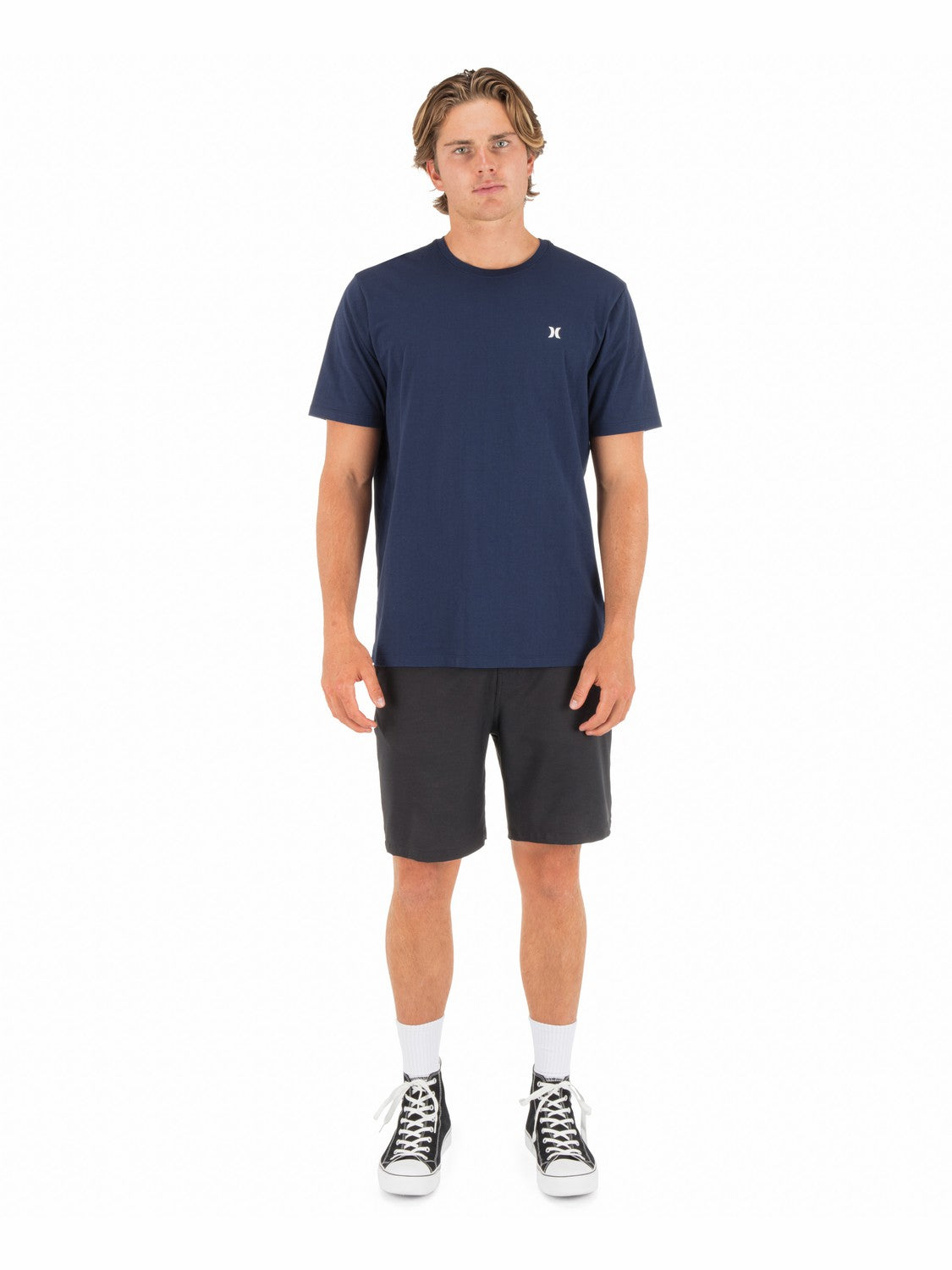 Icon Tee Short Sleeve Obsidian - Hurley
