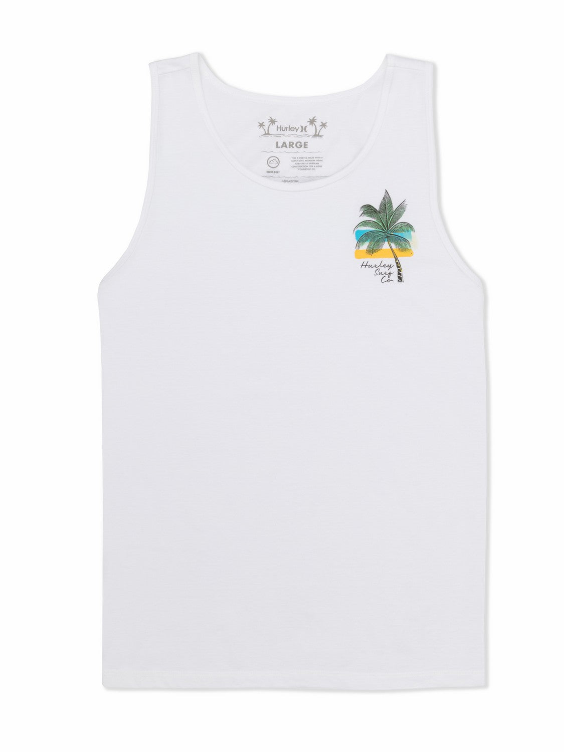 Island Time Tank White - Hurley