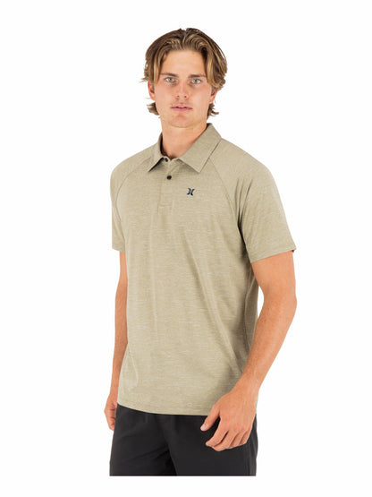 H2O Dri Outback Polo Short Sleeve Grizzly - Hurley