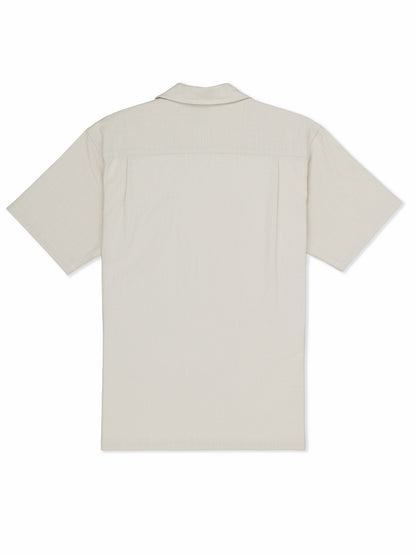 Sano Camp Embroidered Short Sleeve Bone - Hurley