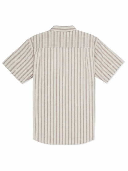 Lido Stripe Short Sleeve Bone - Hurley