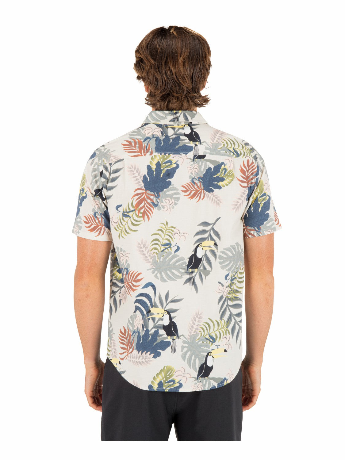Lido Stretch Short Sleeve Bone - Hurley