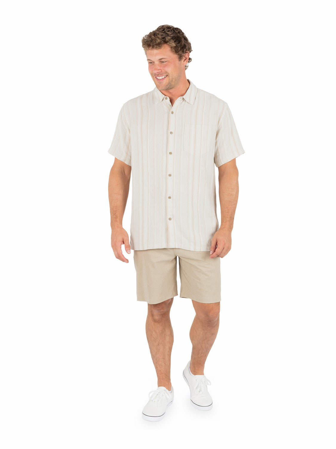 Oceanside Short Sleeve Bone - Hurley