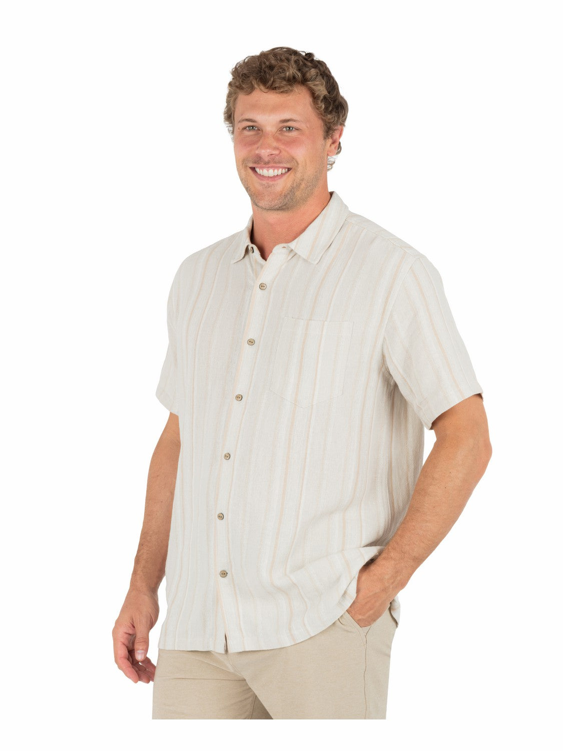 Oceanside Short Sleeve Bone - Hurley
