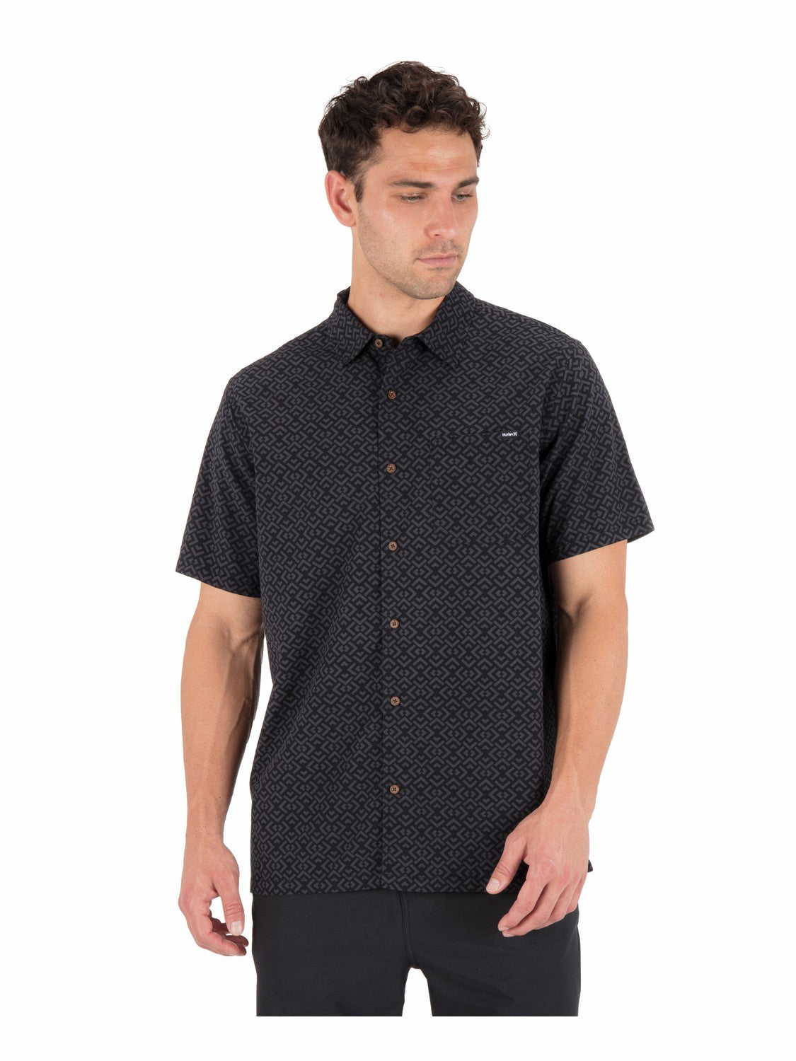 Aero Short Sleeve Black - Hurley