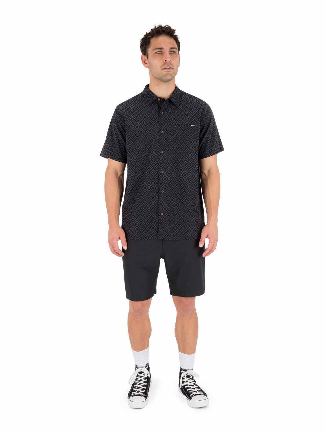 Aero Short Sleeve Black - Hurley