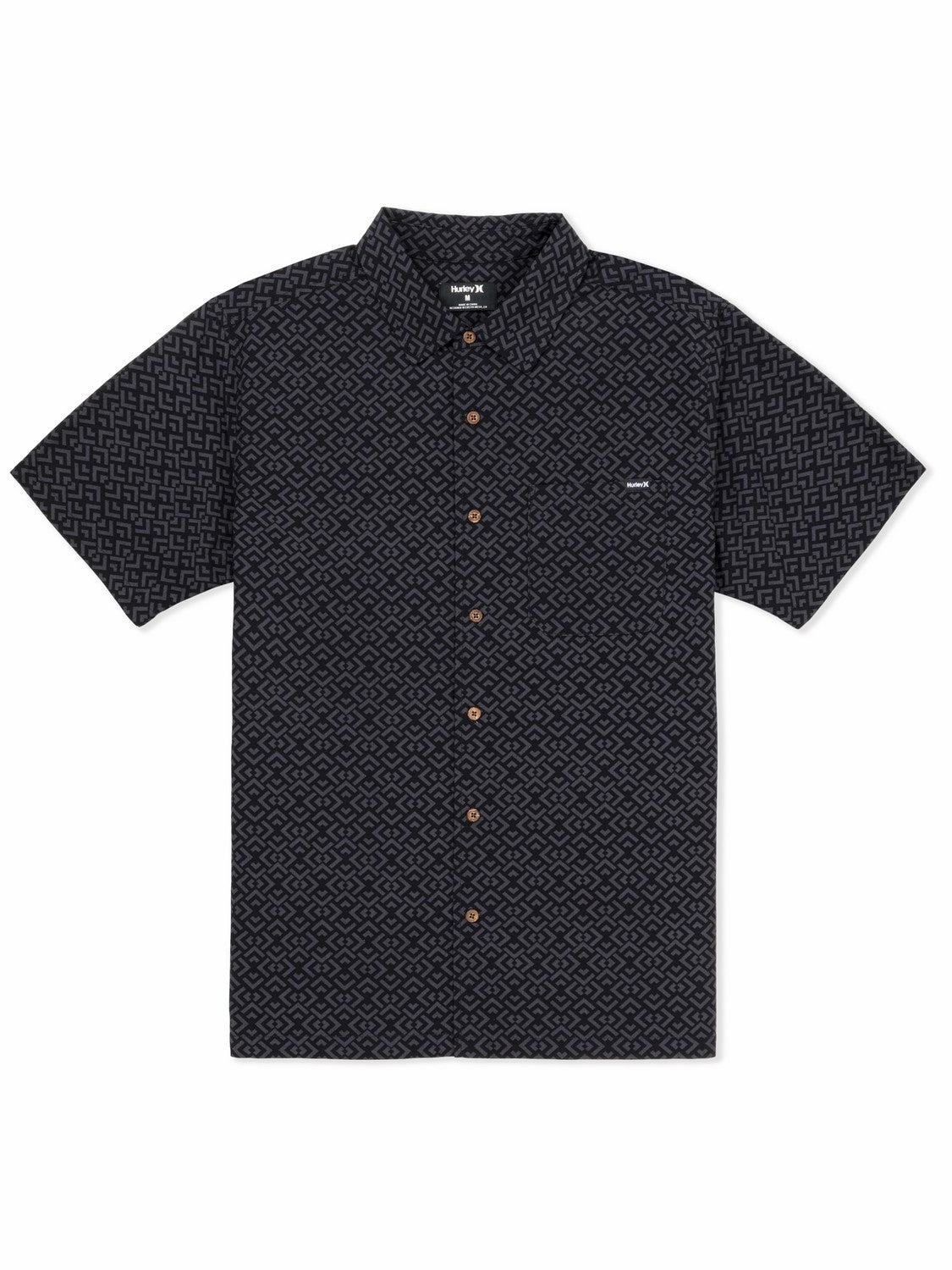 Aero Short Sleeve Black - Hurley