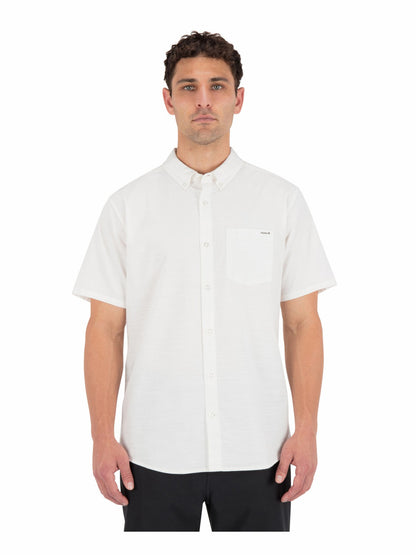 Icon Stretch Short Sleeve White - Hurley