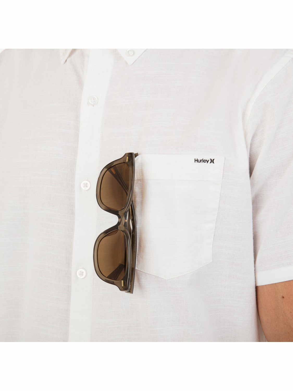 Icon Stretch Short Sleeve White - Hurley