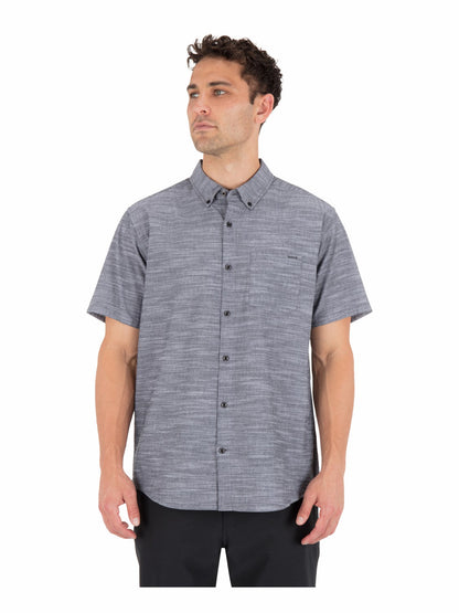 Icon Stretch Short Sleeve Black - Hurley