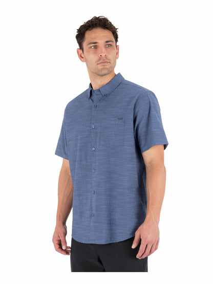 Icon Stretch Short Sleeve Obsidian - Hurley