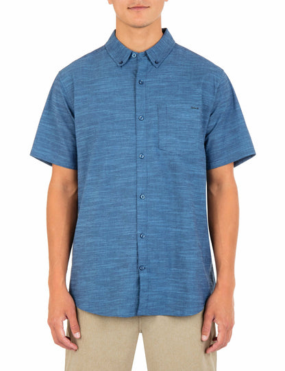 One And Only Stretch Short Sleeve Shirt Obsidian - Hurley