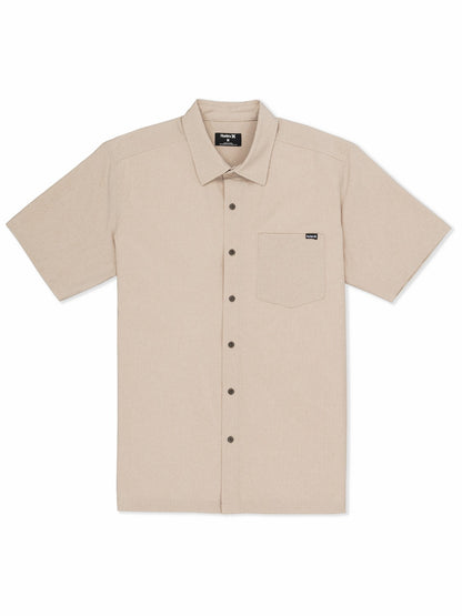 Phantom Flow Short Sleeve Khaki - Hurley