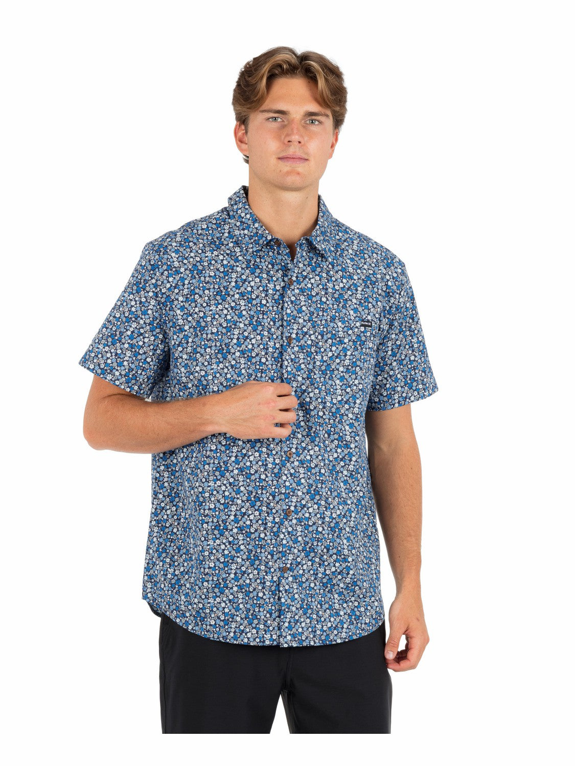 Lido Stretch Short Sleeve Abyss - Hurley