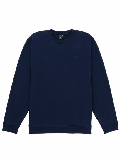 Icon Long Sleeve Crew DARK BLUE - Hurley