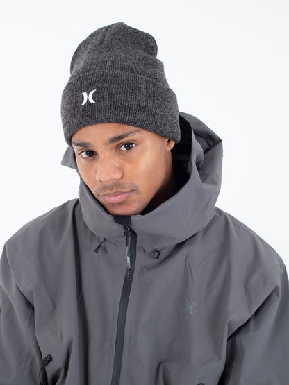 Cream Snow Jacket Dark Stone Grey - Hurley
