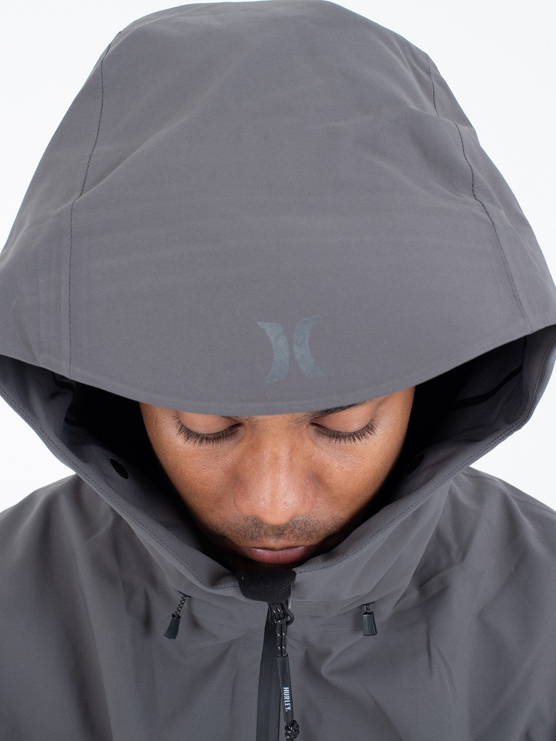 Cream Snow Jacket Dark Stone Grey - Hurley