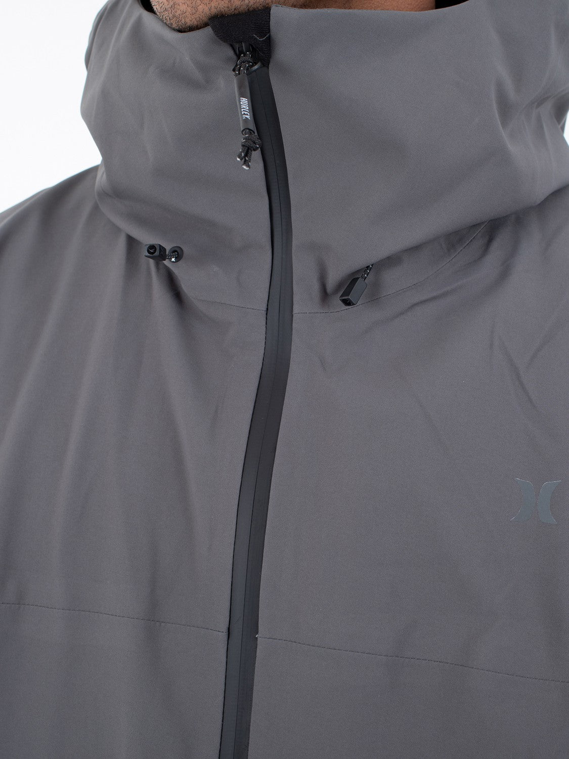 Cream Snow Jacket Dark Stone Grey - Hurley
