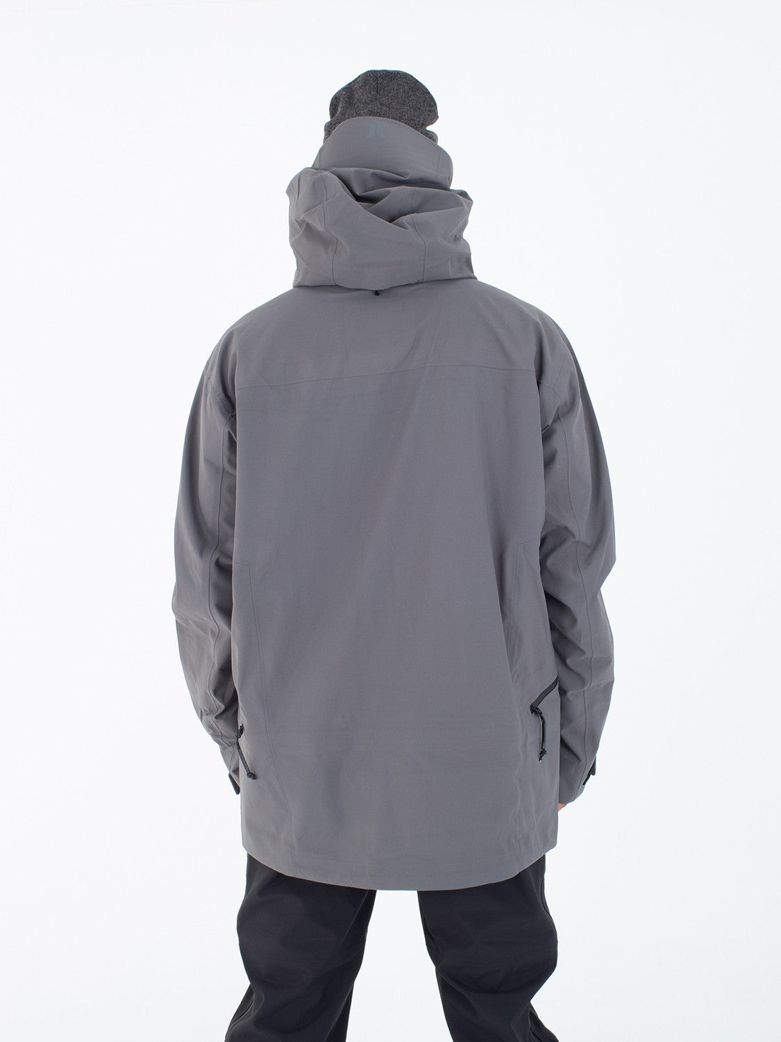 Cream Snow Jacket Dark Stone Grey - Hurley