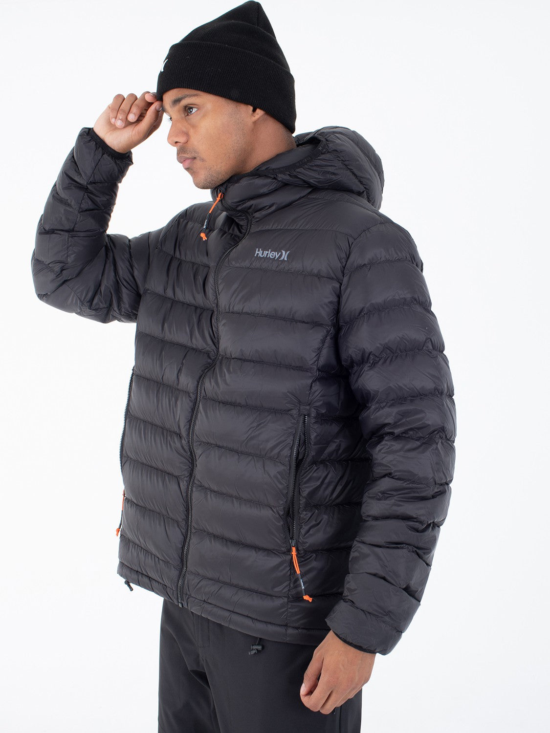 Cayuga Puffer Jacket Black - Hurley