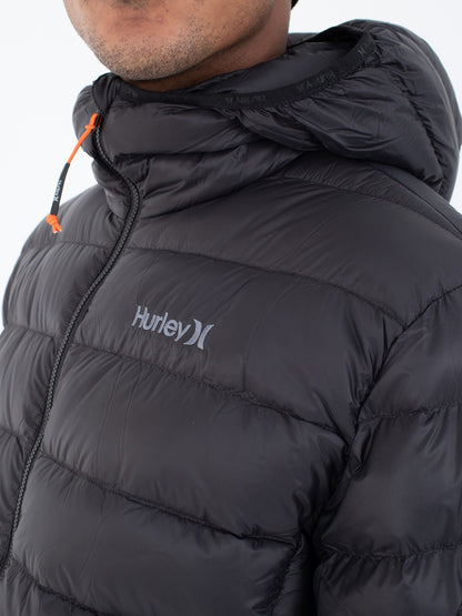 Cayuga Puffer Jacket Black - Hurley