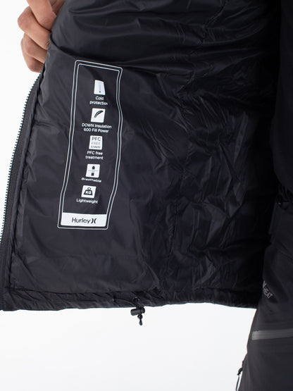 Cayuga Puffer Jacket Black - Hurley