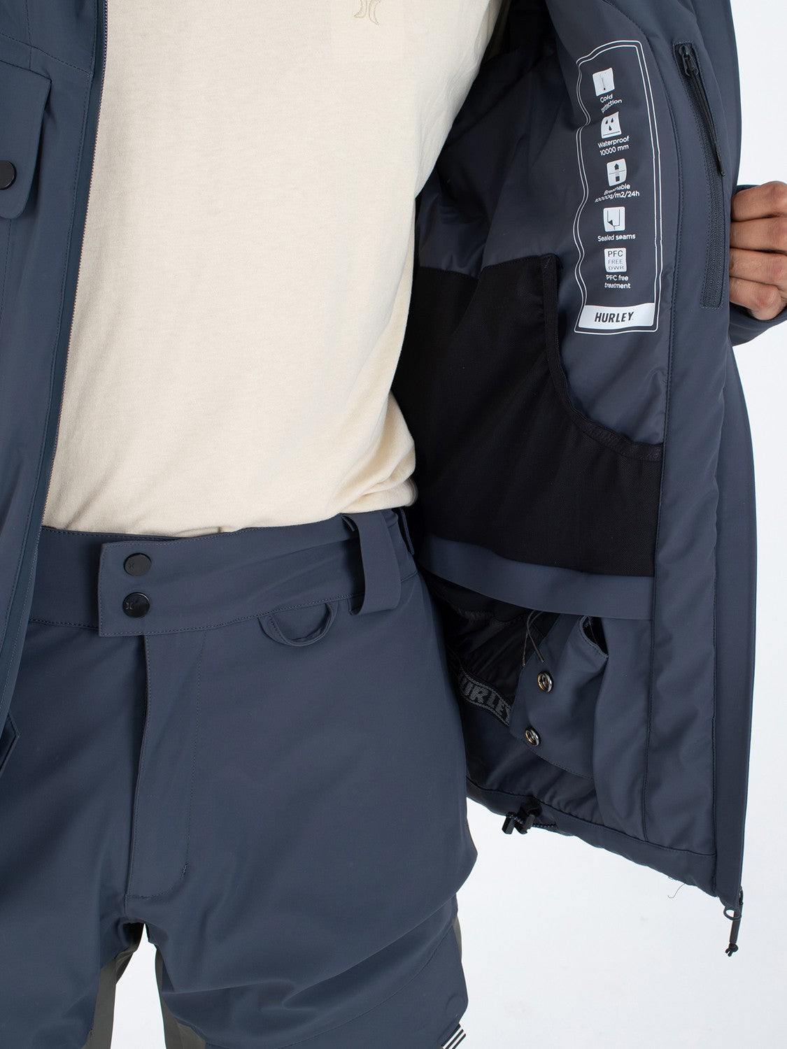 Deeppow Snow Jacket Armored Navy/Cargo - Hurley