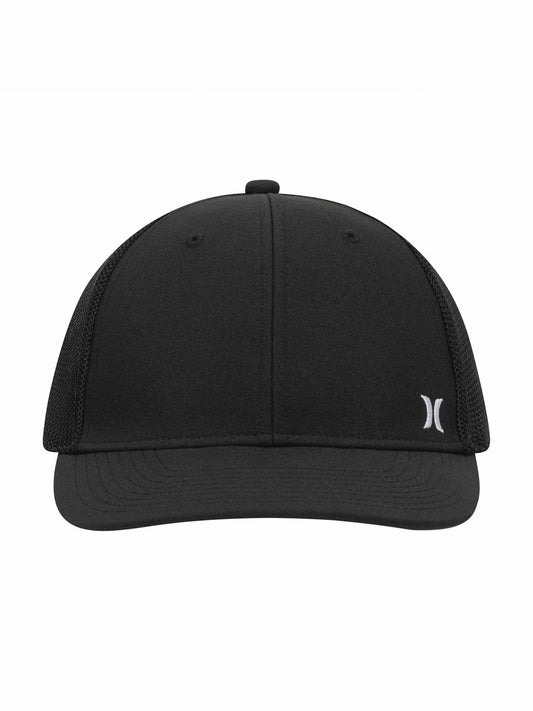 Icon Mini Mesh Stretch Fit Trucker Hat Black - Hurley