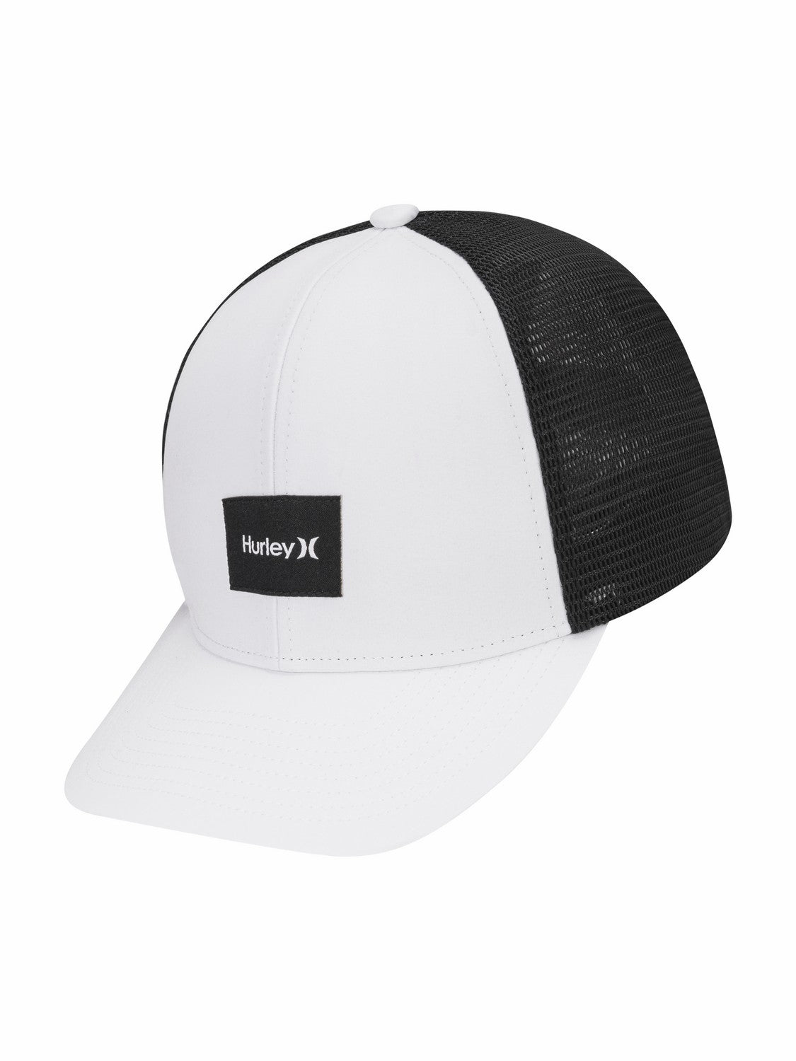 Warner Adjustable Trucker Hat White/Black - Hurley