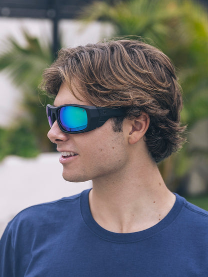 Kahuna Floatable Sunglasses Rubberized Black - Hurley