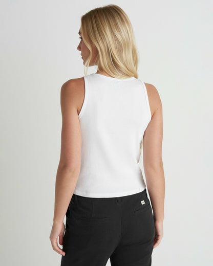 Just A Girl Tank White - Hurley
