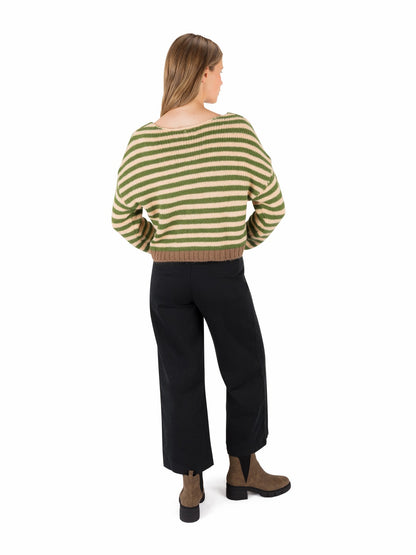 Campfire Sweater KALE - Hurley