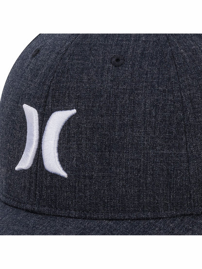 Icon Heather Stretch Fit Hat Navy - Hurley