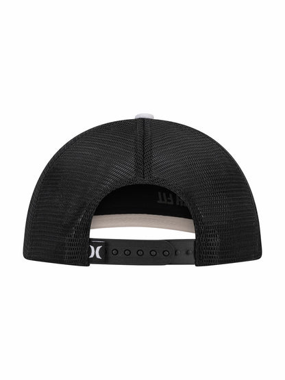 Warner Adjustable Trucker Hat White/Black - Hurley