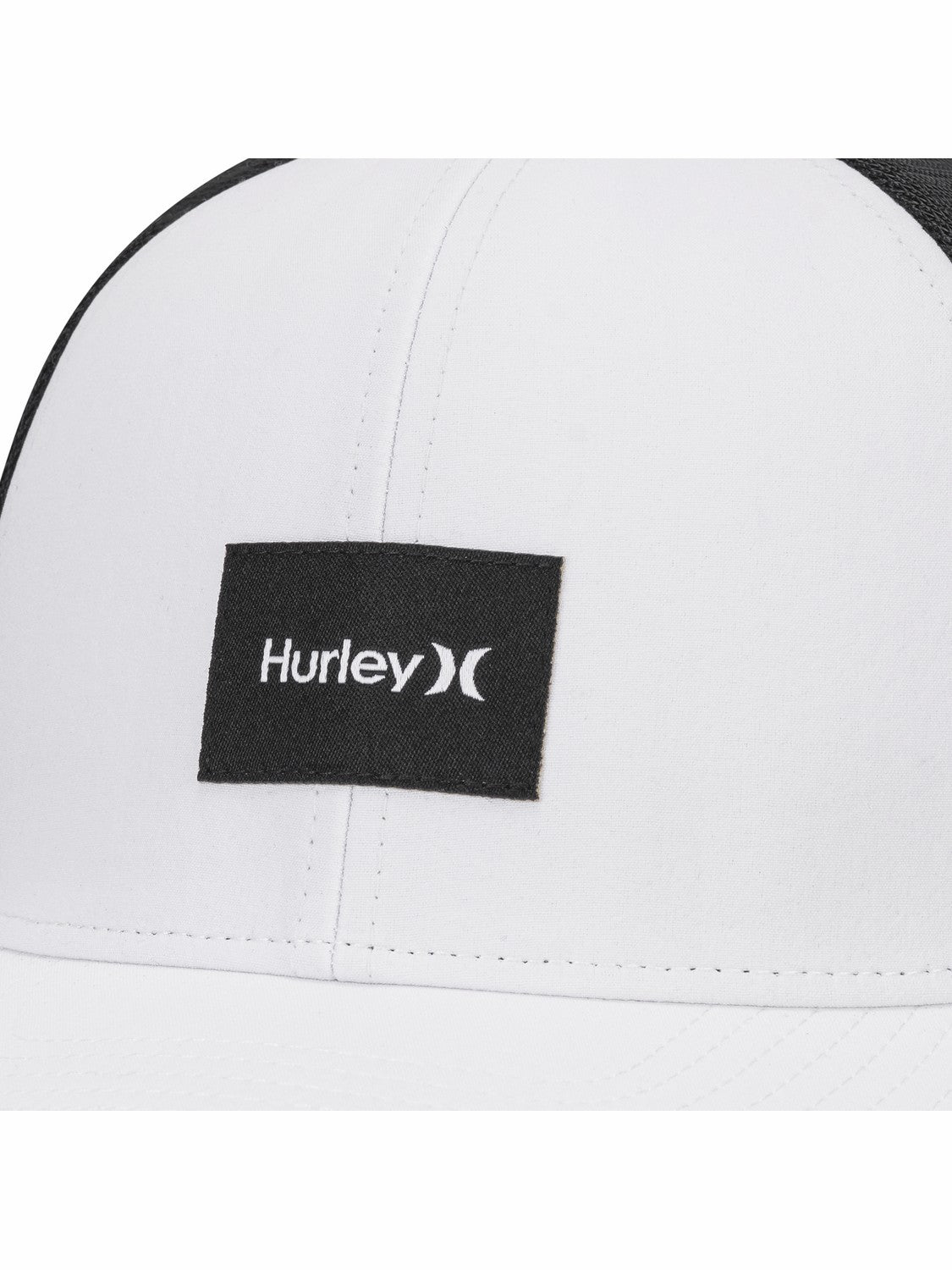 Warner Adjustable Trucker Hat White/Black - Hurley