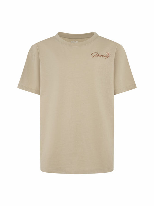 Girls' Oversized Graphic T-Shirt Playa Sand - Hurley
