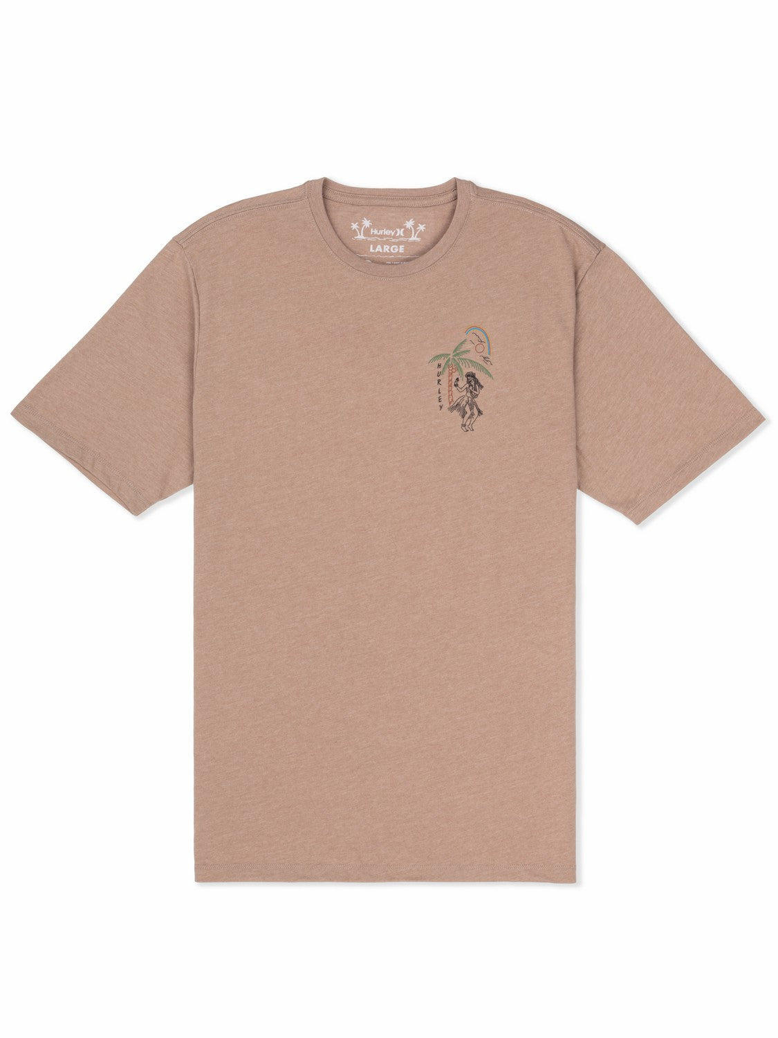 Hula In Paradise Short Sleeve Bristlecone Heather - Hurley