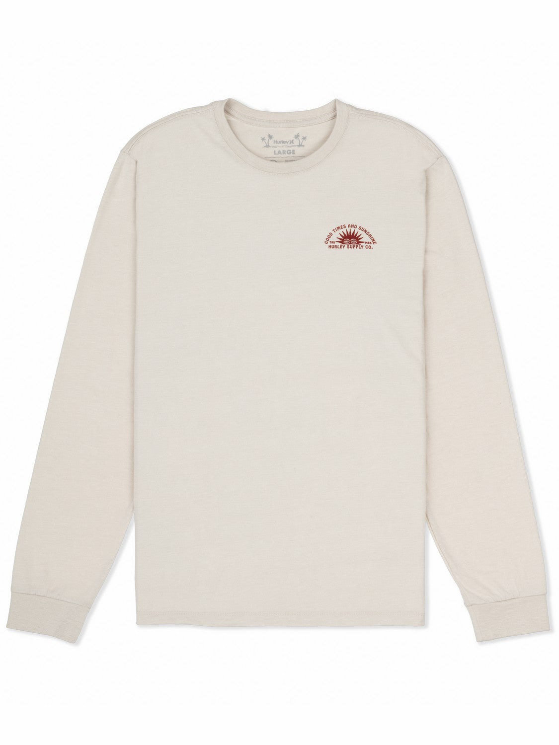 Sunshine Slub Long Sleeve Bone - Hurley