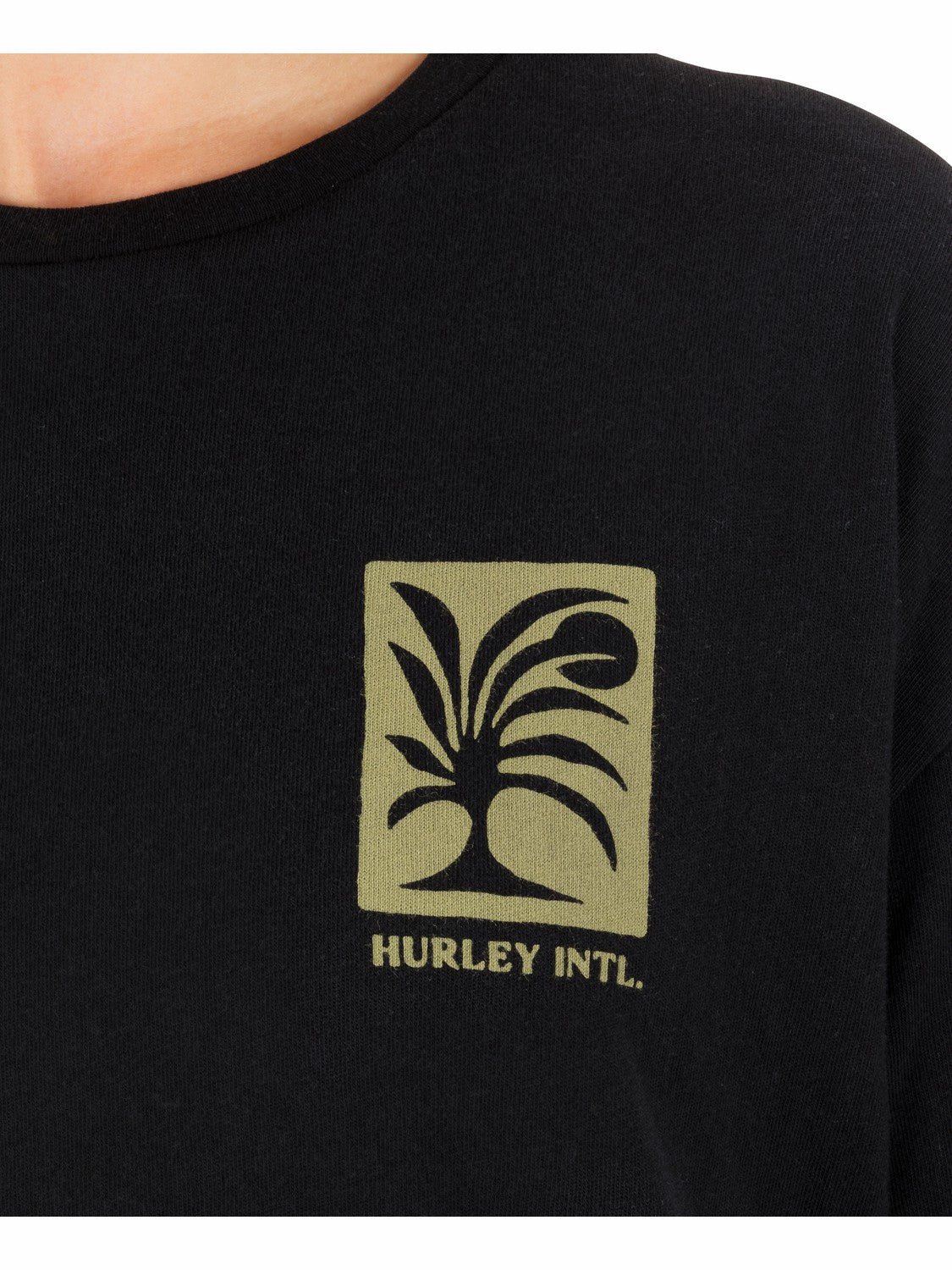 Duality Boyfriend Tee Black - Hurley